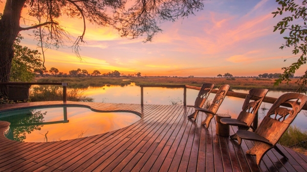Lagoon Camp Kwando River