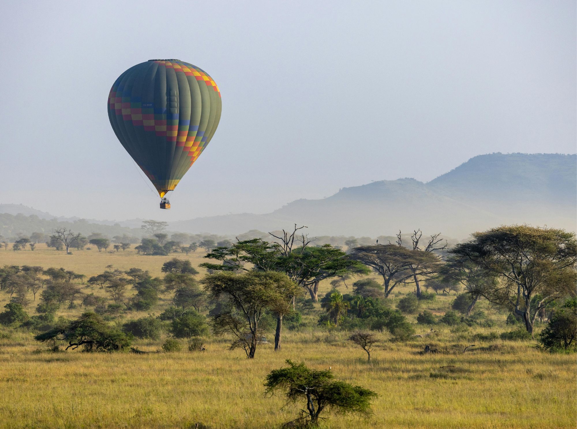 Heißluftballon-Safari in Murchison Falls National Park