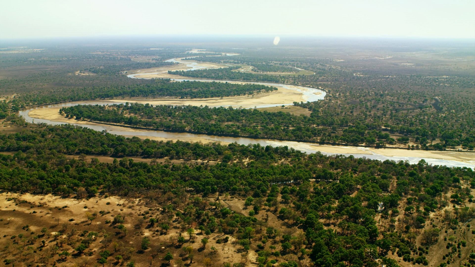 Fluss in Sambia