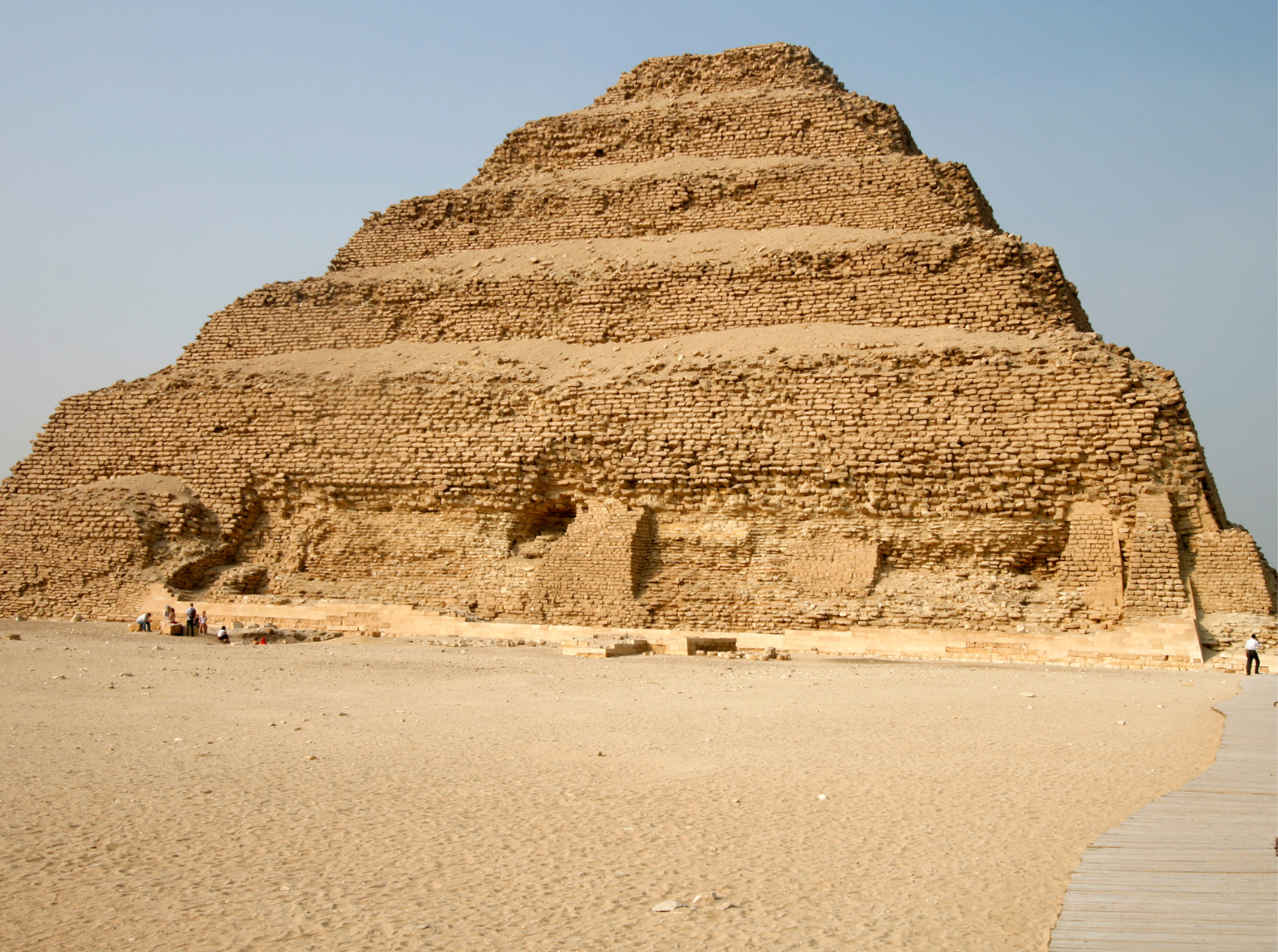 Die berühmte Stufenpyramide von Sakkara