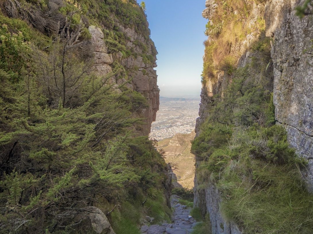 Platteklip Gorge Wanderweg