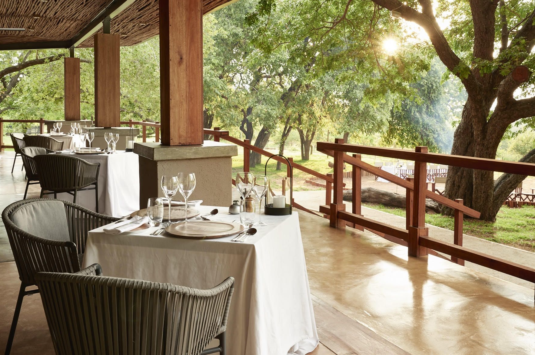 Sanctuary Chobe Chilwero Lodge Dining Room