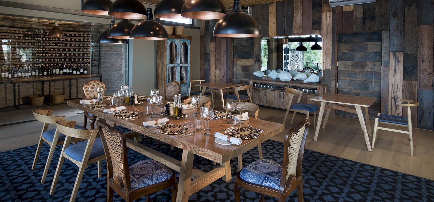 Dining Area African Bush Camps Thorntree River Lodge