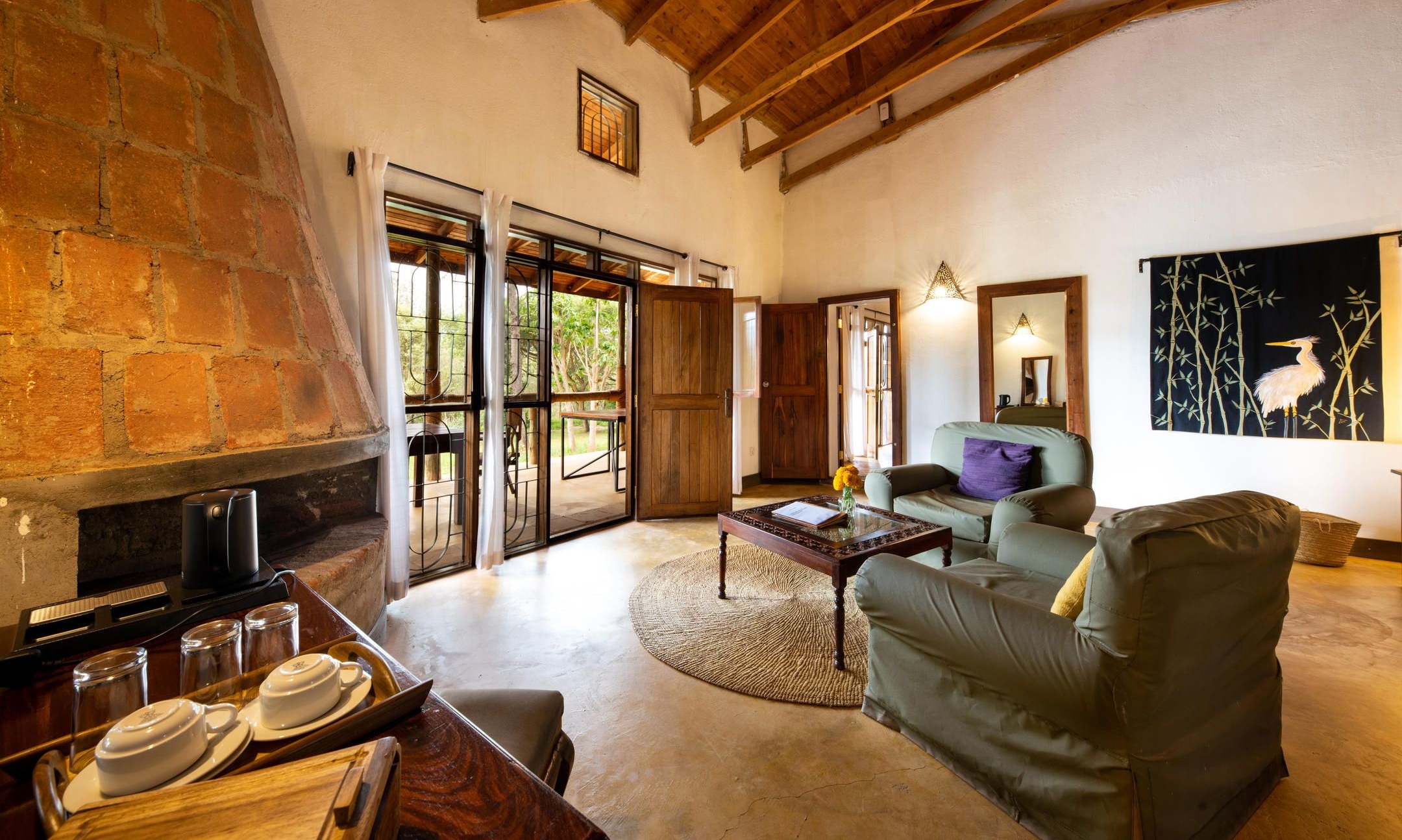 Ngorongoro Farm House Wohnzimmer