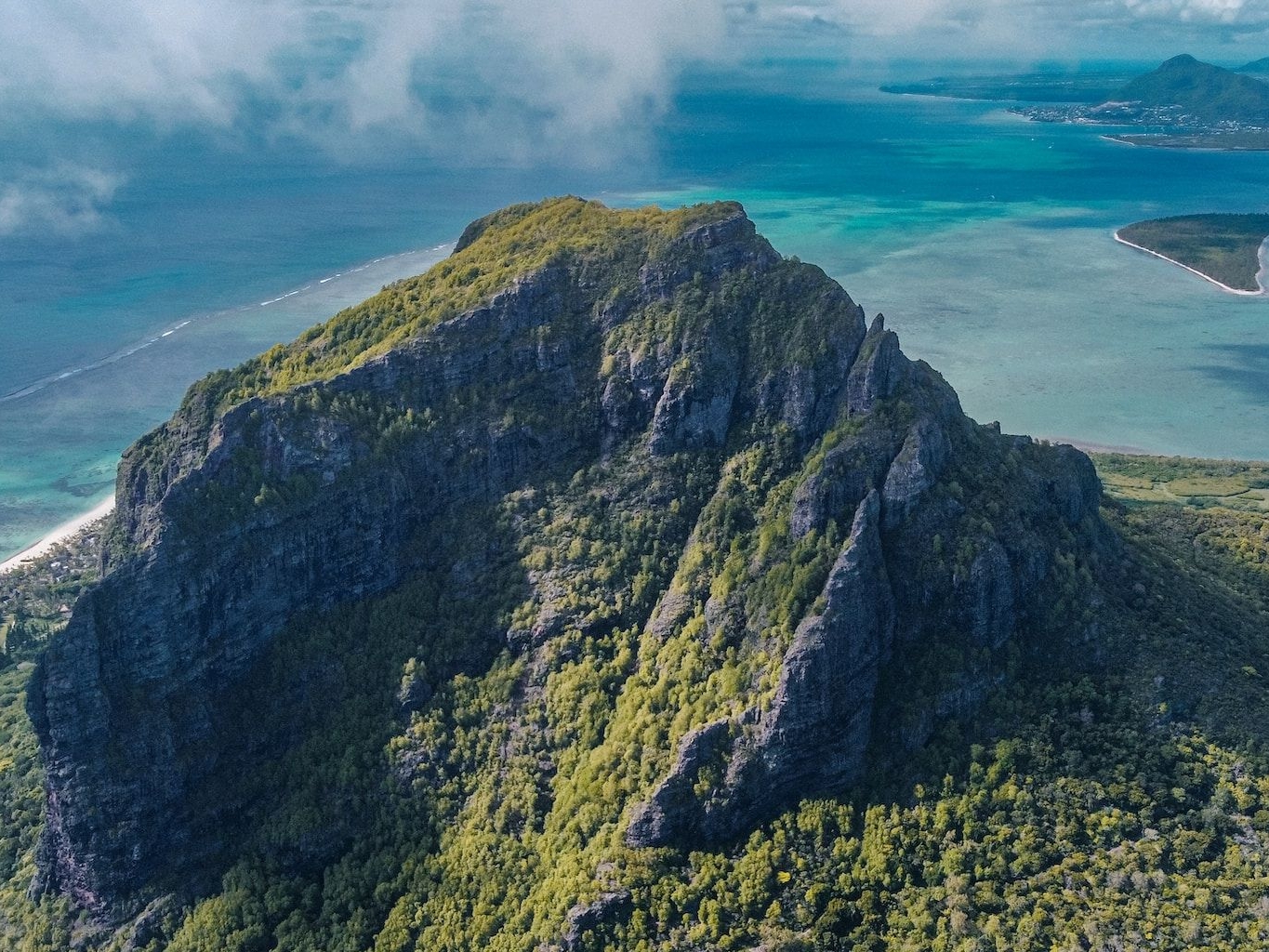 der Le Morne Brabant auf Mauritius